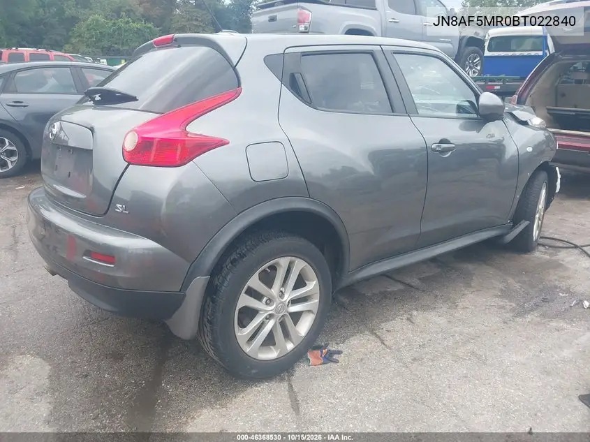 2011 NISSAN JUKE VIN JN8AF5MR0BT022840 — фото 4