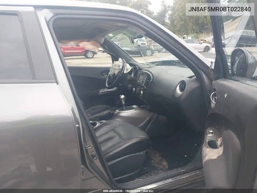 2011 NISSAN JUKE VIN JN8AF5MR0BT022840 — фото 5