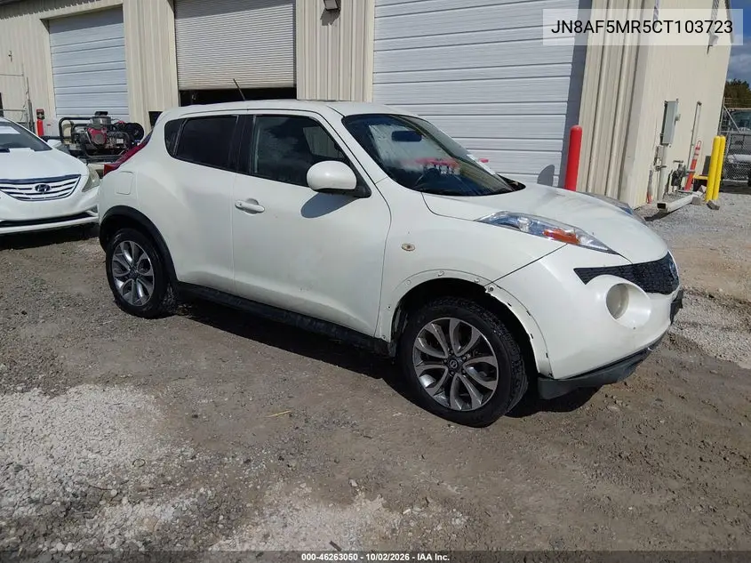 NISSAN JUKE 2012, VIN JN8AF5MR5CT103723