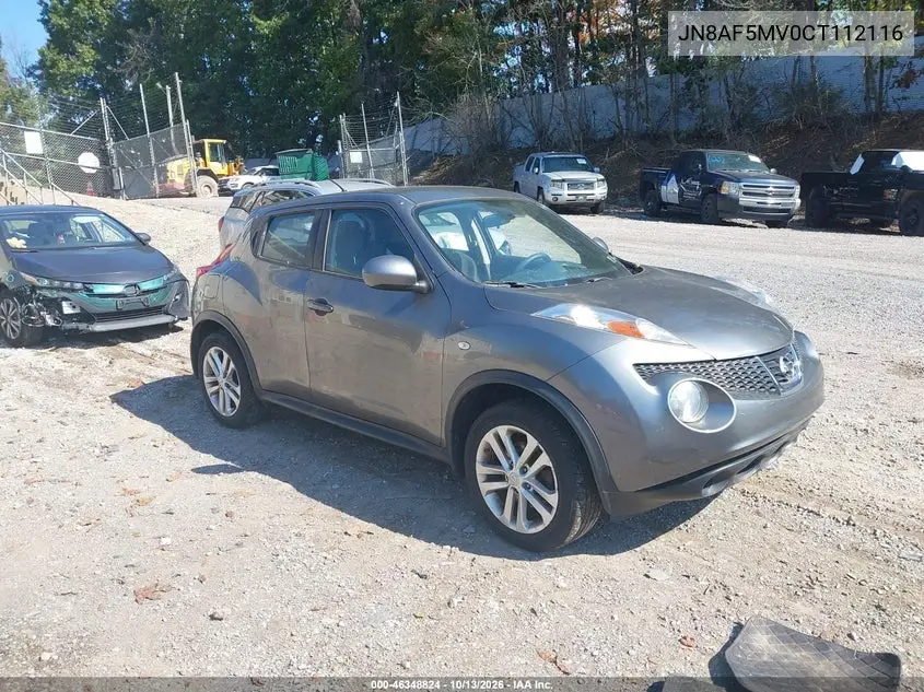 NISSAN JUKE 2012, VIN JN8AF5MV0CT112116