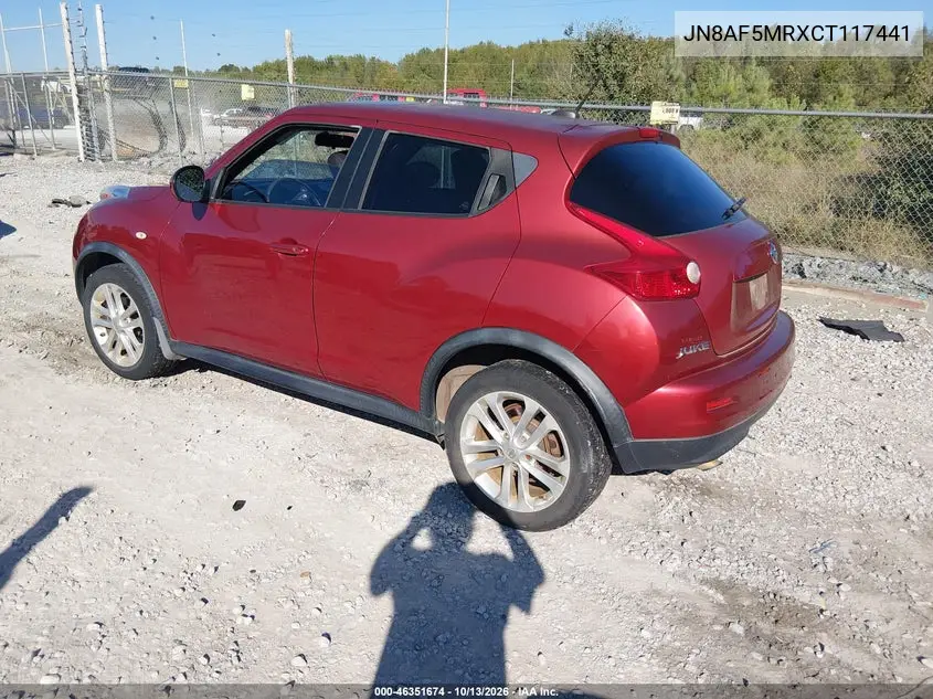 2012 NISSAN JUKE VIN JN8AF5MRXCT117441 — фото 3