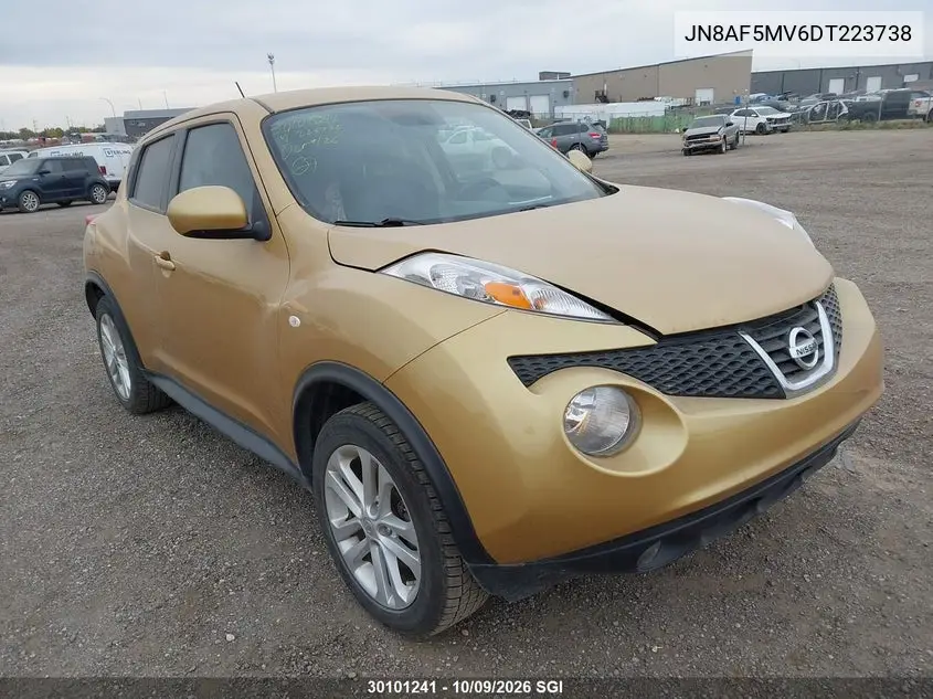 NISSAN JUKE 2013, VIN JN8AF5MV6DT223738