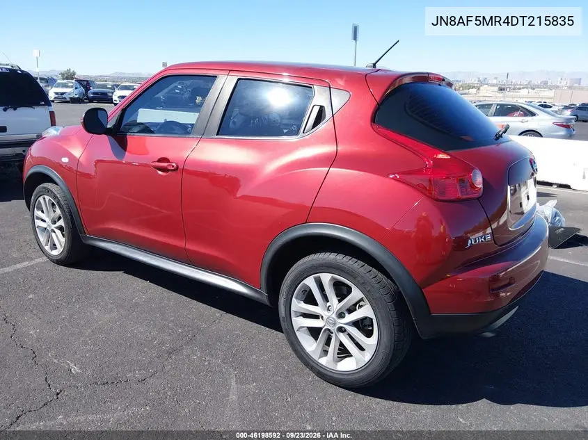 2013 NISSAN JUKE VIN JN8AF5MR4DT215835 — фото 3