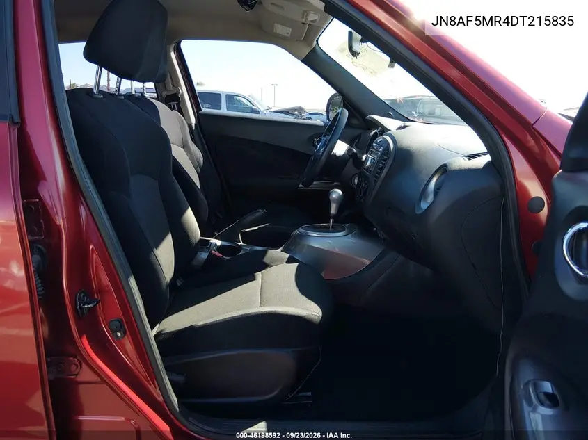 2013 NISSAN JUKE VIN JN8AF5MR4DT215835 — фото 5