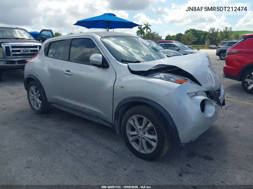 NISSAN JUKE 2013, VIN JN8AF5MR5DT212474