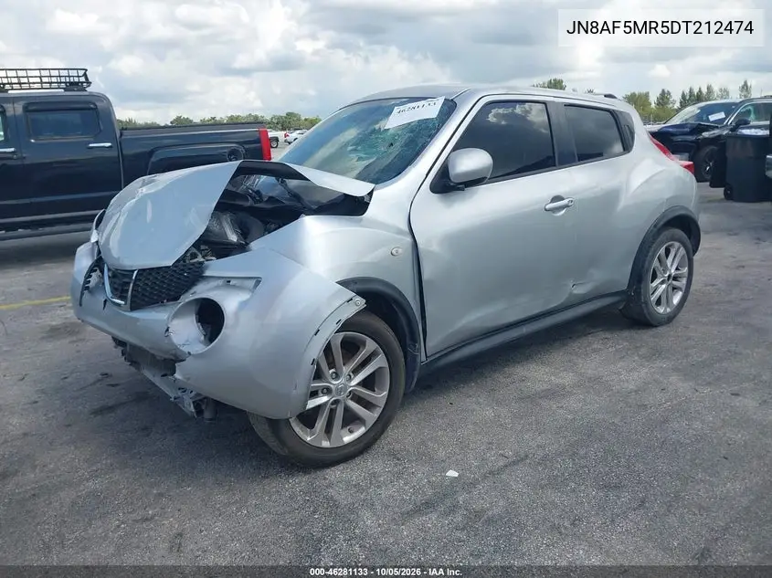 2013 NISSAN JUKE VIN JN8AF5MR5DT212474 — фото 2