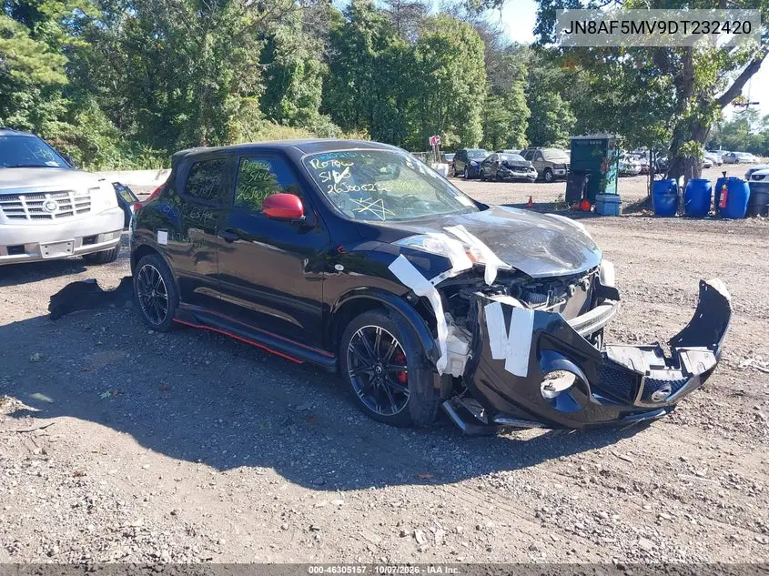 NISSAN JUKE 2013, VIN JN8AF5MV9DT232420
