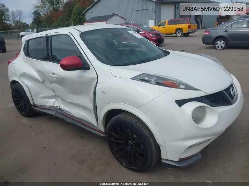 NISSAN JUKE 2013, VIN JN8AF5MV6DT229958