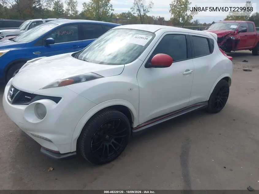 2013 NISSAN JUKE VIN JN8AF5MV6DT229958 — фото 2