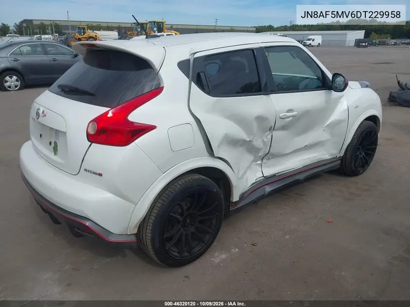 2013 NISSAN JUKE VIN JN8AF5MV6DT229958 — фото 4