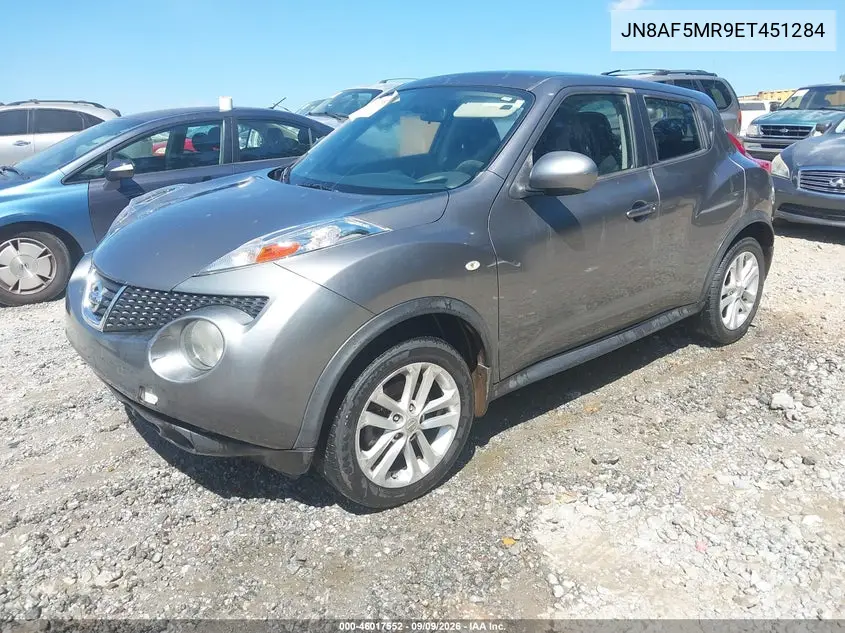 2014 NISSAN JUKE VIN JN8AF5MR9ET451284 — фото 2