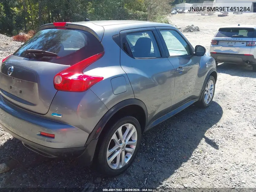 2014 NISSAN JUKE VIN JN8AF5MR9ET451284 — фото 4