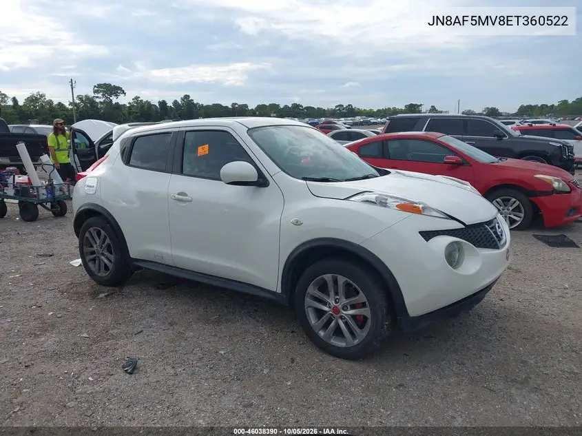NISSAN JUKE 2014, VIN JN8AF5MV8ET360522