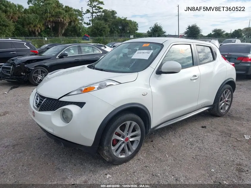 2014 NISSAN JUKE VIN JN8AF5MV8ET360522 — фото 2
