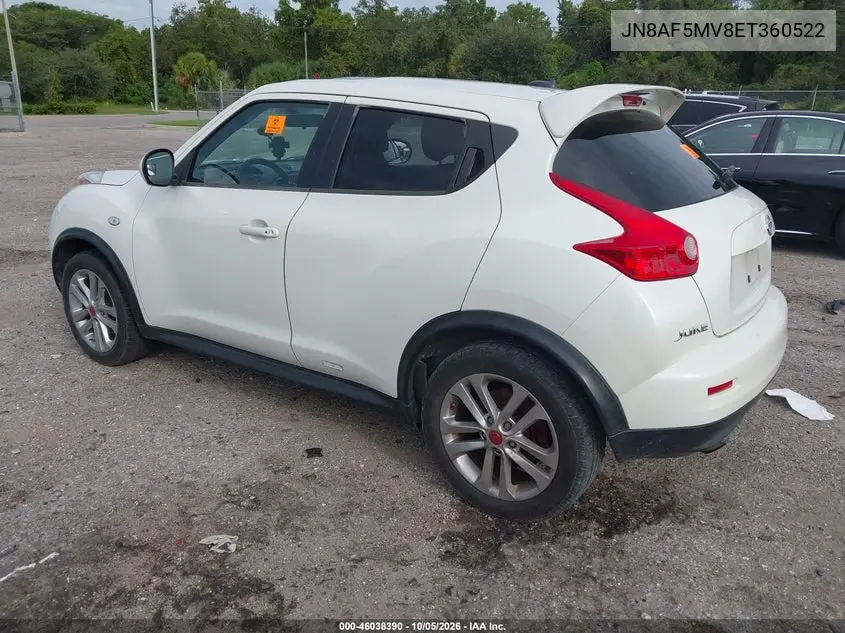 2014 NISSAN JUKE VIN JN8AF5MV8ET360522 — фото 3