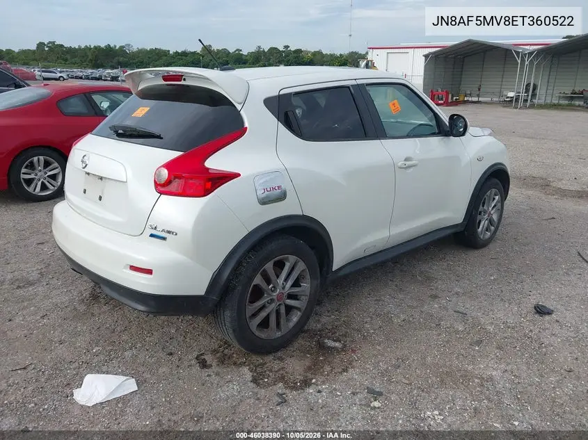2014 NISSAN JUKE VIN JN8AF5MV8ET360522 — фото 4