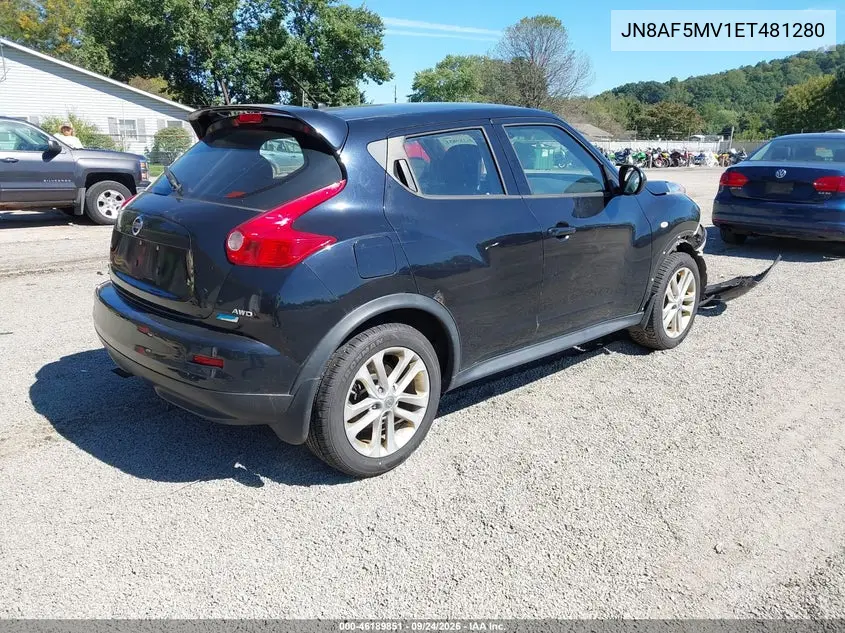2014 NISSAN JUKE VIN JN8AF5MV1ET481280 — фото 4