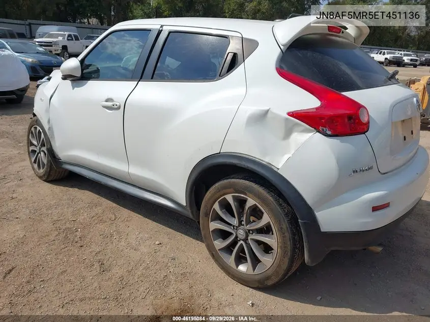 2014 NISSAN JUKE VIN JN8AF5MR5ET451136 — фото 3