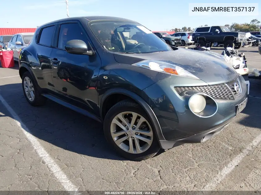 NISSAN JUKE 2014, VIN JN8AF5MR8ET357137