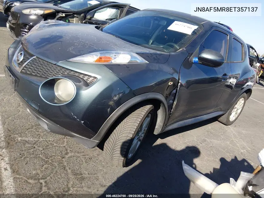 2014 NISSAN JUKE VIN JN8AF5MR8ET357137 — фото 2