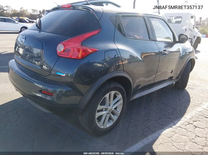 2014 NISSAN JUKE VIN JN8AF5MR8ET357137 — фото 4