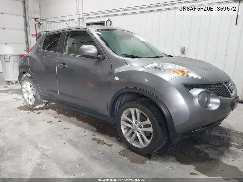 NISSAN JUKE 2014, VIN JN8AF5MV0ET359672