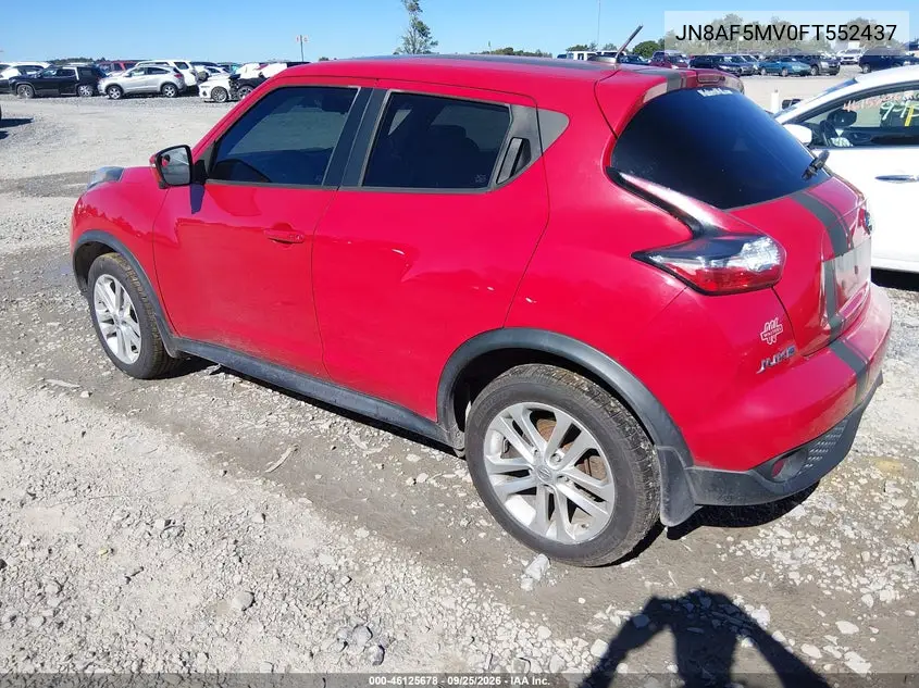 2015 NISSAN JUKE VIN JN8AF5MV0FT552437 — фото 3