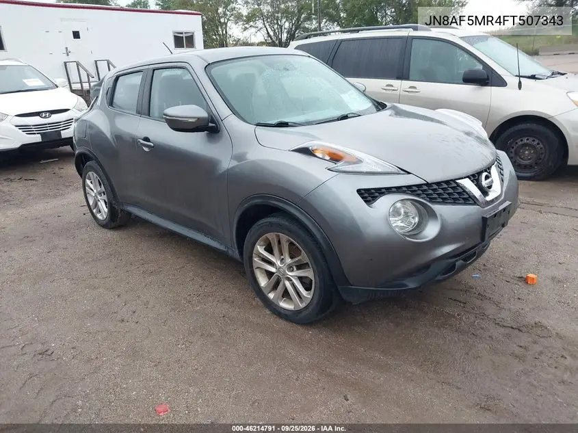 NISSAN JUKE 2015, VIN JN8AF5MR4FT507343