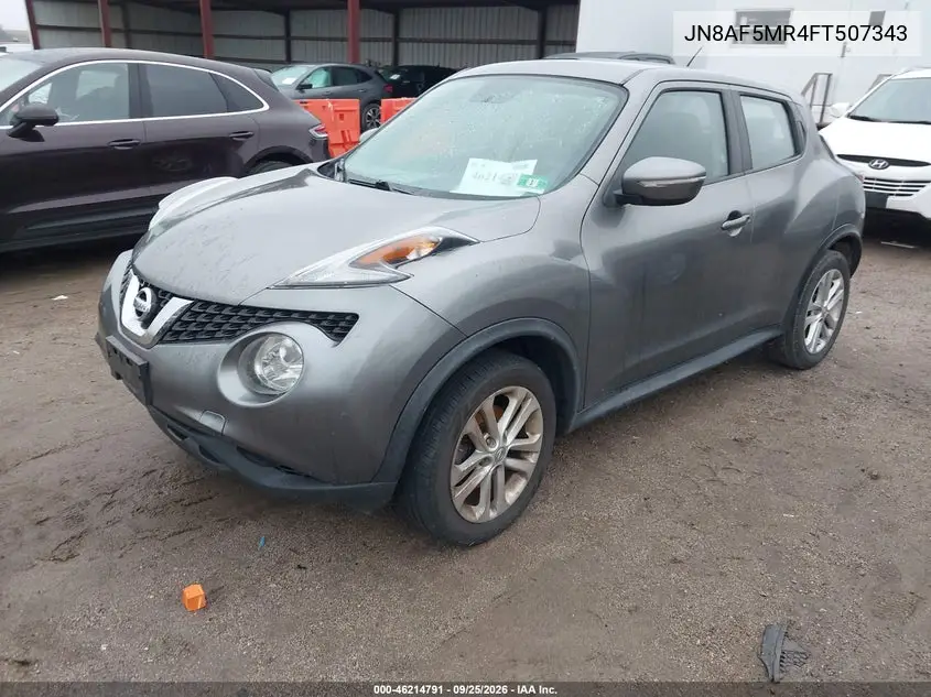2015 NISSAN JUKE VIN JN8AF5MR4FT507343 — фото 2