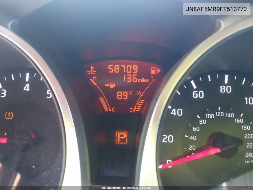 2015 NISSAN JUKE VIN JN8AF5MR9FT513770 — фото 7