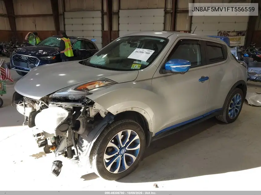 2015 NISSAN JUKE VIN JN8AF5MV1FT556559 — фото 2