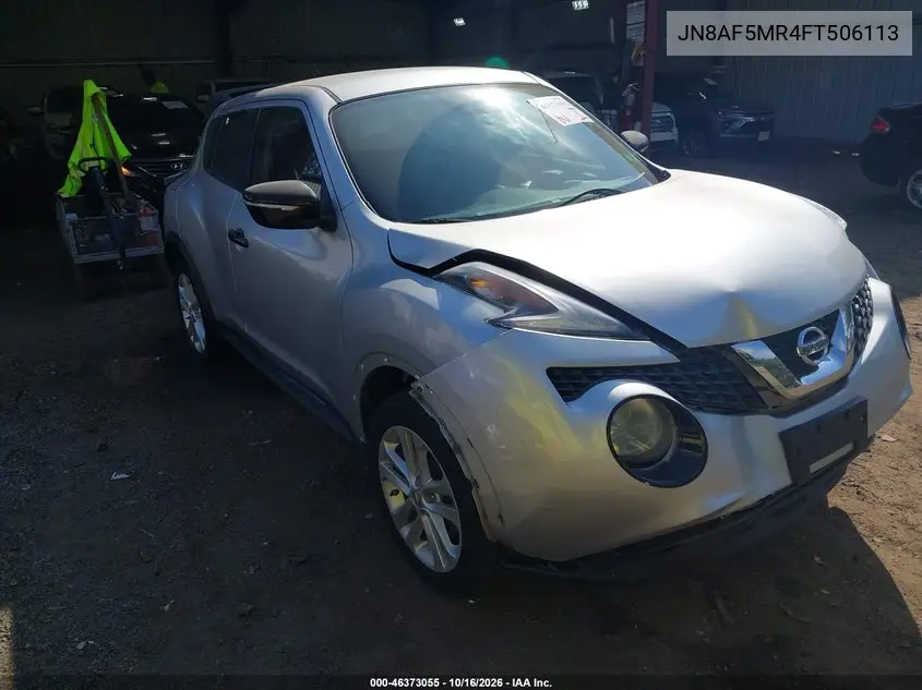 NISSAN JUKE 2015, VIN JN8AF5MR4FT506113
