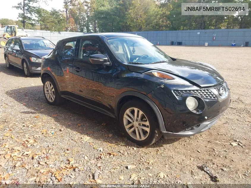 NISSAN JUKE 2015, VIN JN8AF5MR8FT502694