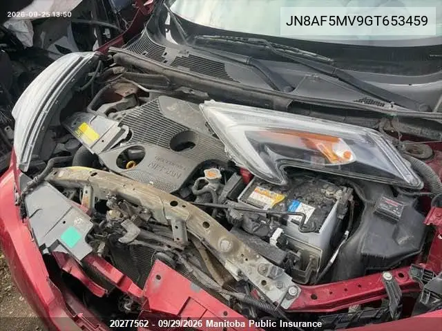 2016 NISSAN JUKE VIN JN8AF5MV9GT653459 — фото 10