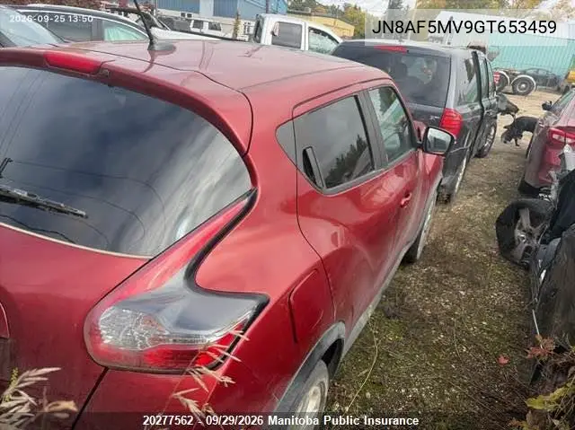 2016 NISSAN JUKE VIN JN8AF5MV9GT653459 — фото 4
