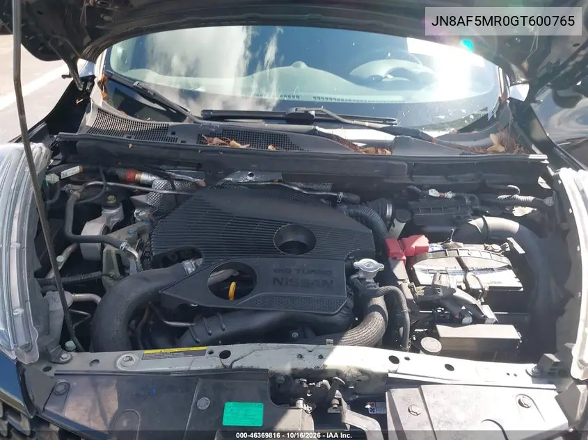2016 NISSAN JUKE VIN JN8AF5MR0GT600765 — фото 10