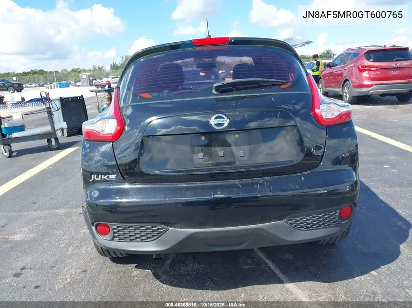 2016 NISSAN JUKE VIN JN8AF5MR0GT600765 — фото 17