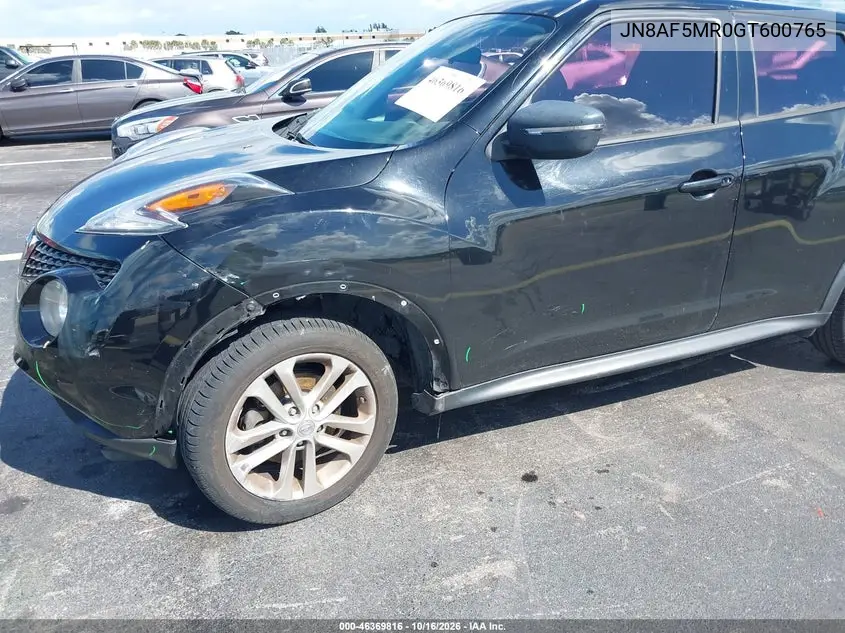 2016 NISSAN JUKE VIN JN8AF5MR0GT600765 — фото 6