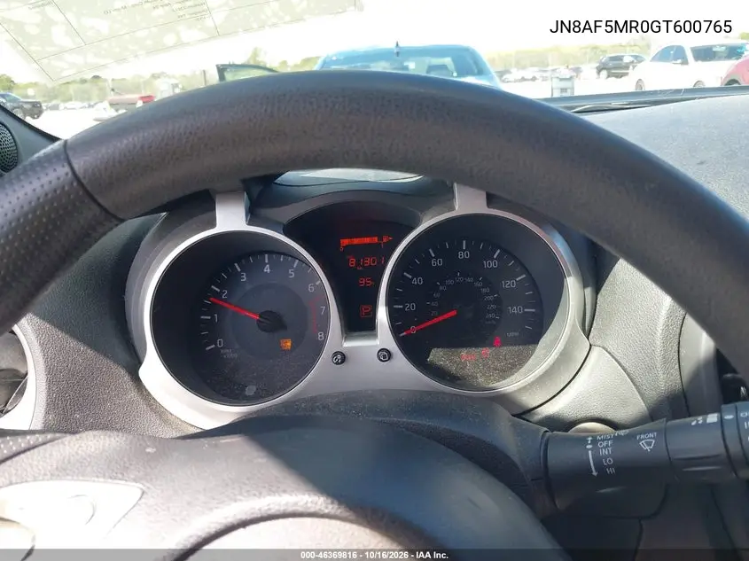 2016 NISSAN JUKE VIN JN8AF5MR0GT600765 — фото 7