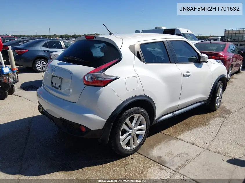2017 NISSAN JUKE VIN JN8AF5MR2HT701632 — фото 4