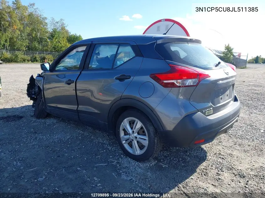 2018 NISSAN KICKS VIN 3N1CP5CU8JL511385 — фото 3