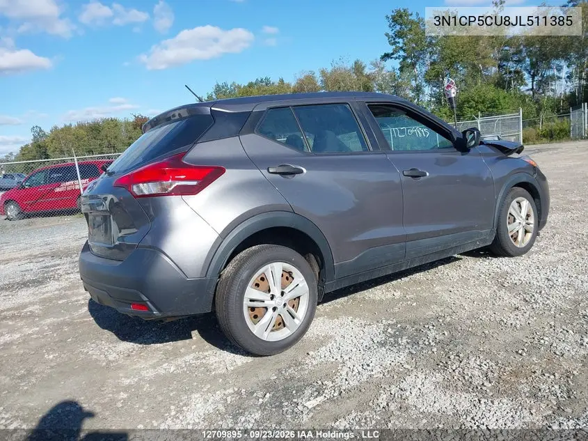 2018 NISSAN KICKS VIN 3N1CP5CU8JL511385 — фото 4