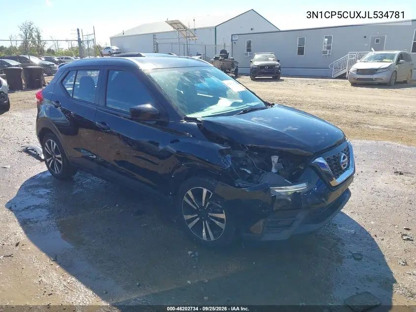 NISSAN KICKS 2018, VIN 3N1CP5CUXJL534781