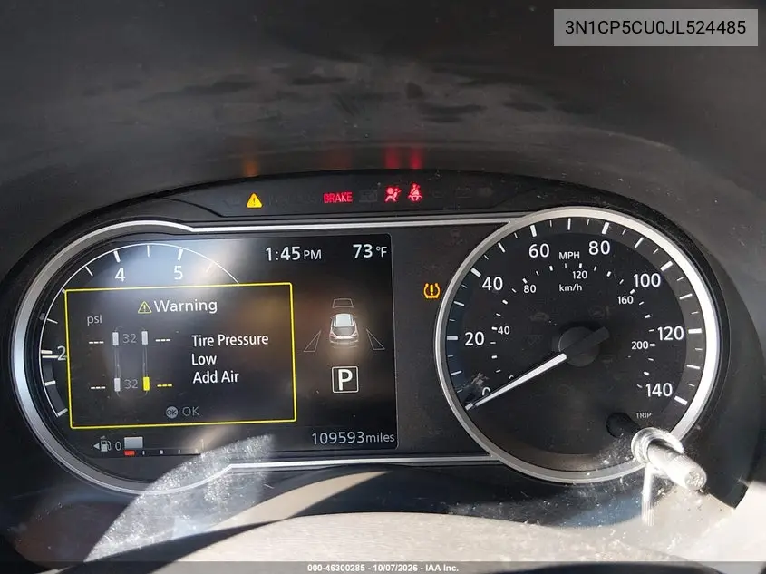 2018 NISSAN KICKS VIN 3N1CP5CU0JL524485 — фото 7