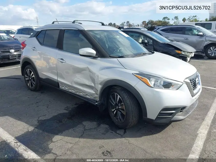 NISSAN KICKS 2018, VIN 3N1CP5CU3JL526702