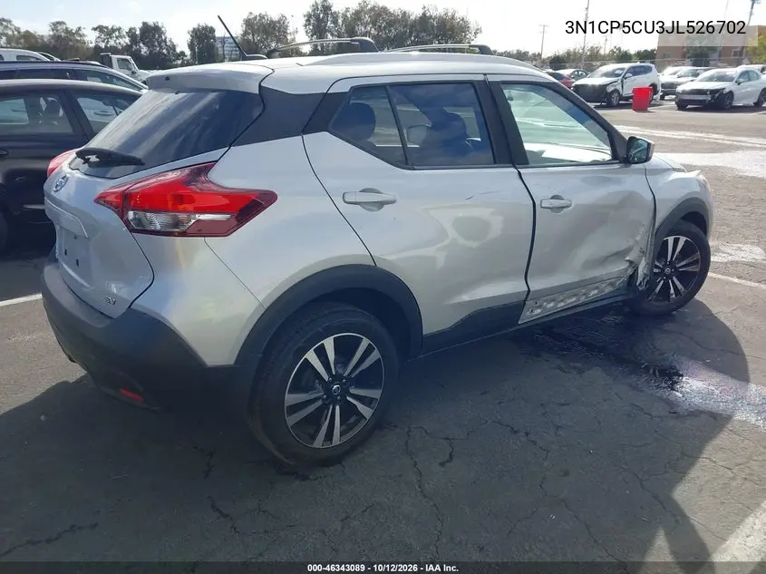2018 NISSAN KICKS VIN 3N1CP5CU3JL526702 — фото 4
