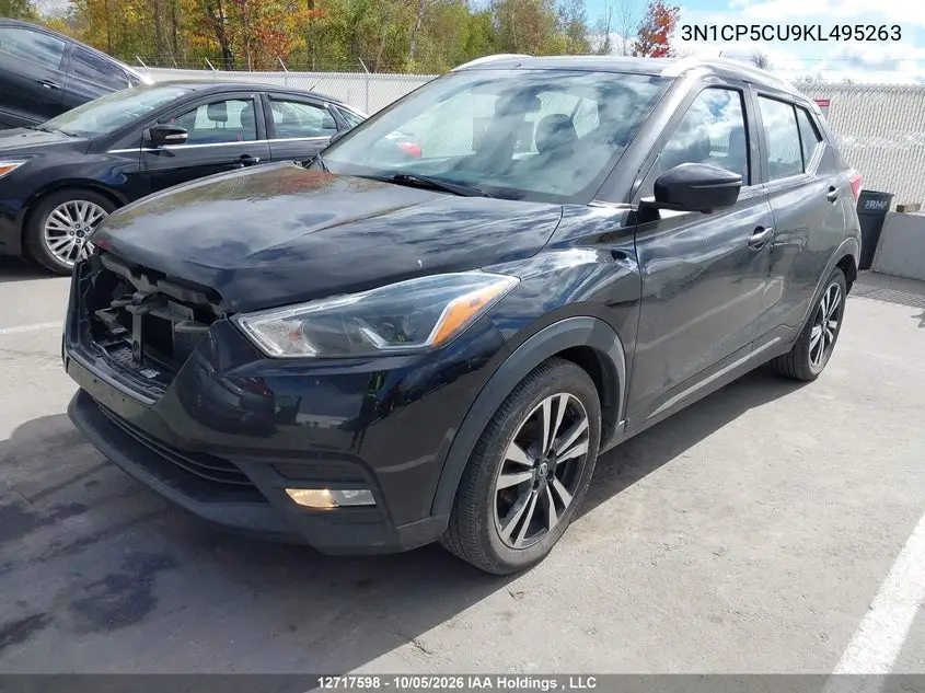 2019 NISSAN KICKS VIN 3N1CP5CU9KL495263 — фото 2