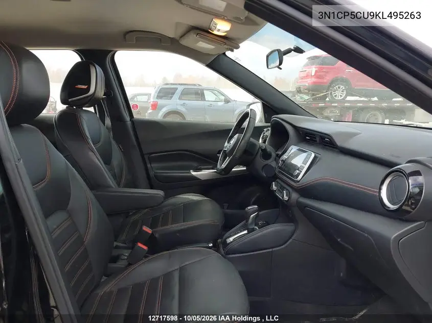 2019 NISSAN KICKS VIN 3N1CP5CU9KL495263 — фото 5