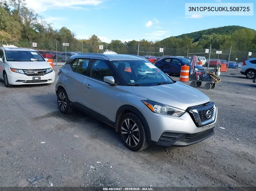 NISSAN KICKS 2019, VIN 3N1CP5CU0KL508725