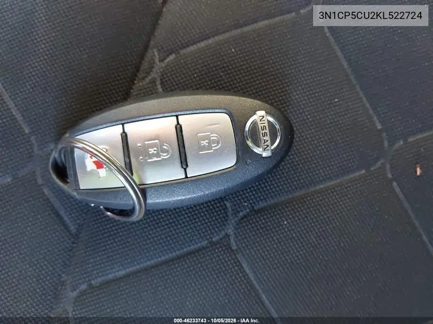 2019 NISSAN KICKS VIN 3N1CP5CU2KL522724 — фото 11